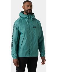 Helly Hansen - Ervik Fully Waterproof Jacket Green - Lyst