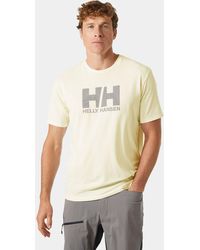 Helly Hansen - T-shirt in cotone riciclato con stampa skog 2xl - Lyst