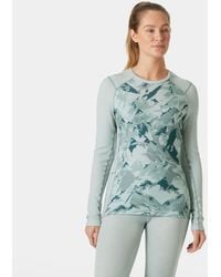 Helly Hansen - Lifa Merino Midweight Graphic Crew Base Layer - Lyst