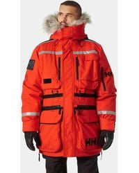 Helly Hansen - Arctic Patrol Modular Parka 2.0 Orange - Lyst