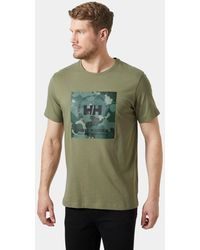 Helly Hansen - Core T-shirt Mit Aufdruck - Lyst