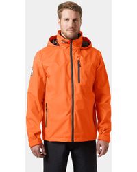 Helly Hansen - Crew Hooded Jacket 2.0 Orange - Lyst