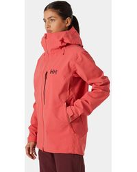 Helly Hansen - Verglas Backcountry Ski Shell Jacket Red - Lyst