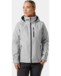 Helly Hansen - Crew Hooded Midlayer Jacket 2.0 Grey - Lyst