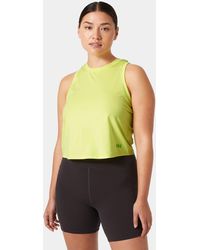 Helly Hansen - Ocean Cropped Tank Top Mujer - Lyst