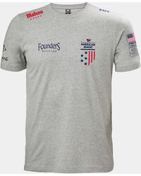 Helly Hansen - American magic baumwoll t-shirt - Lyst