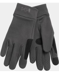 Helly Hansen - Hh Fleece Touch Glove Liner Grey - Lyst