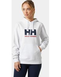 Helly Hansen - Hh® logo hoodie 2.0 blanc - Lyst