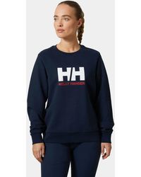 Helly Hansen - Hh® Logo Crew Sweatshirt 2.0 Navy - Lyst