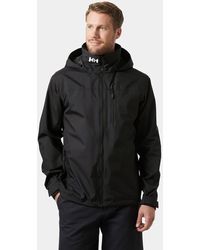 Helly Hansen - Crew hooded sailing jacket 2.0 noir - Lyst