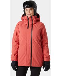 Helly Hansen - Nora Long Insulated Ski Jacket Red - Lyst
