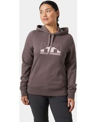 Helly Hansen - Nord Graphic Soft Pullover Hoodie Grey - Lyst