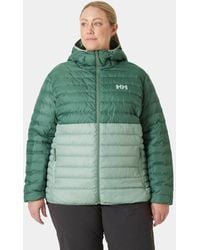 Helly Hansen - Veste Thermique À Capuche Femme Banff Plus Vert - Lyst