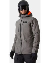 Helly Hansen - Veste de ski pour garibaldi infinity gris - Lyst