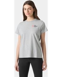 Helly Hansen - The Ocean Race T-Shirt Femme Gris - Lyst