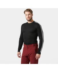 Helly Hansen - Lifa Stripe Long Sleeve Crew Base Layer - Lyst