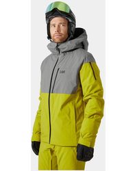 Helly Hansen - Gravity Insulated Ski Jacket Green - Lyst