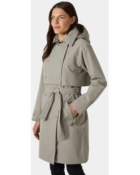 Helly Hansen - Manteau trench isolé jane gris - Lyst