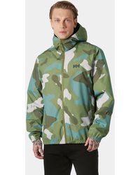 Helly Hansen - Core Graphic Rain Jacket - Lyst