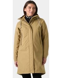 Helly Hansen - Hvaler Insulated Impermeabile Marrone - Lyst