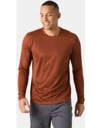 Helly Hansen - Hh Tech Crew Long Sleeve 2.0 Rosso - Lyst