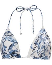 Helly Hansen Cascais Lightly Padded Bikini Top L - Blue