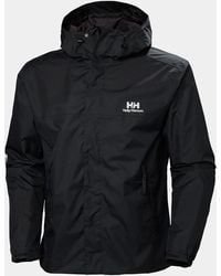 Helly Hansen - Yu Ervik Jacket | 90ies Long Sleeves Sailing Jackets Gb Rain Black - Lyst