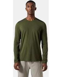 Helly Hansen - Tech Trail Long Sleeve T-shirt Green - Lyst