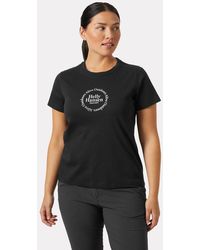 Helly Hansen - Damen Core Graphic-T-Shirt - Lyst