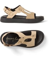 Henry Beguelin - Muflone & Suede Sandal - Lyst