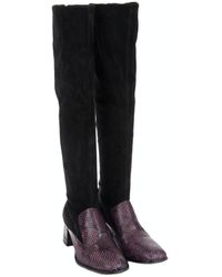 HENRY BEGUELIN ARCHIVE - Boot Suede Stretch - Lyst