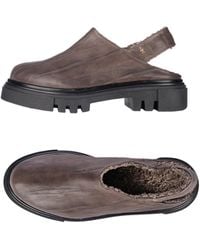 HENRY BEGUELIN ARCHIVE - Open Back Slipper Plissettato - Lyst