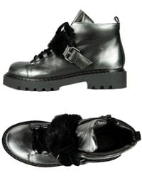 HENRY BEGUELIN ARCHIVE - Ankle Boot Fur Metal Sport - Lyst
