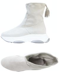 HENRY BEGUELIN ARCHIVE - Sock High-Top Sneakers Chalk - Lyst