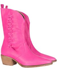 HENRY BEGUELIN ARCHIVE - Texan Boot Old Iron Fuchsia - Lyst