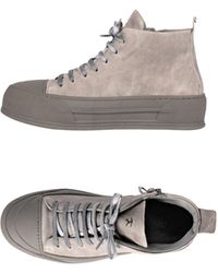 HENRY BEGUELIN ARCHIVE - High Top Sneaker Vegetal Wash Anthracite - Lyst