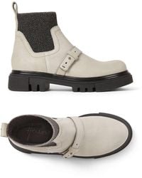 Henry Beguelin - Buckled Ankle Boot - Lyst
