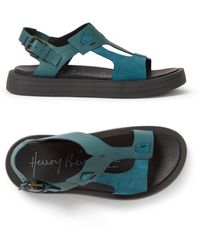 Henry Beguelin - Muflone & Suede Sandal - Lyst
