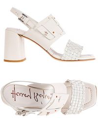 Henry Beguelin - Buckle Heel Sandal Muflone Dama Laminato - Lyst