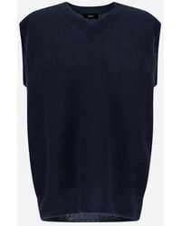 Herno - Cob Stitch Alpaca Wool Vest - Lyst