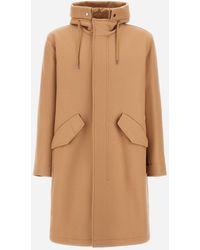 Herno - Easy Wool Long Parka - Lyst