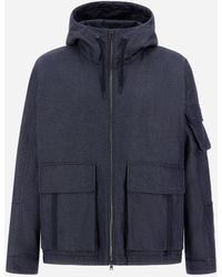 Herno - Denim-Effect Cotton Jacket - Lyst