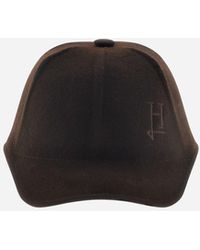 Herno - Casual Wool Baseball Cap - Lyst