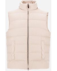 Herno - Cashmere And Silk Vest With Monogram - Lyst
