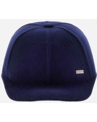 Herno - Casual Wool Baseball Cap - Lyst
