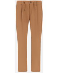 Herno - Trousers In Cotton Feel - Lyst