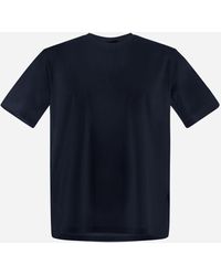Herno - T-shirt In Superfine Cotton Stretch - Lyst