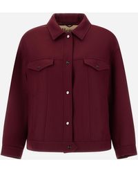 Herno - Wool Jacket With Cavalry Twill Effect - Lyst