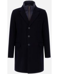 Herno - Beaver Wool Coat - Lyst