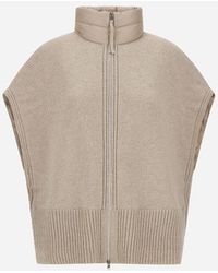 Herno - Resort Knit And Nylon Ultralight Vest - Lyst